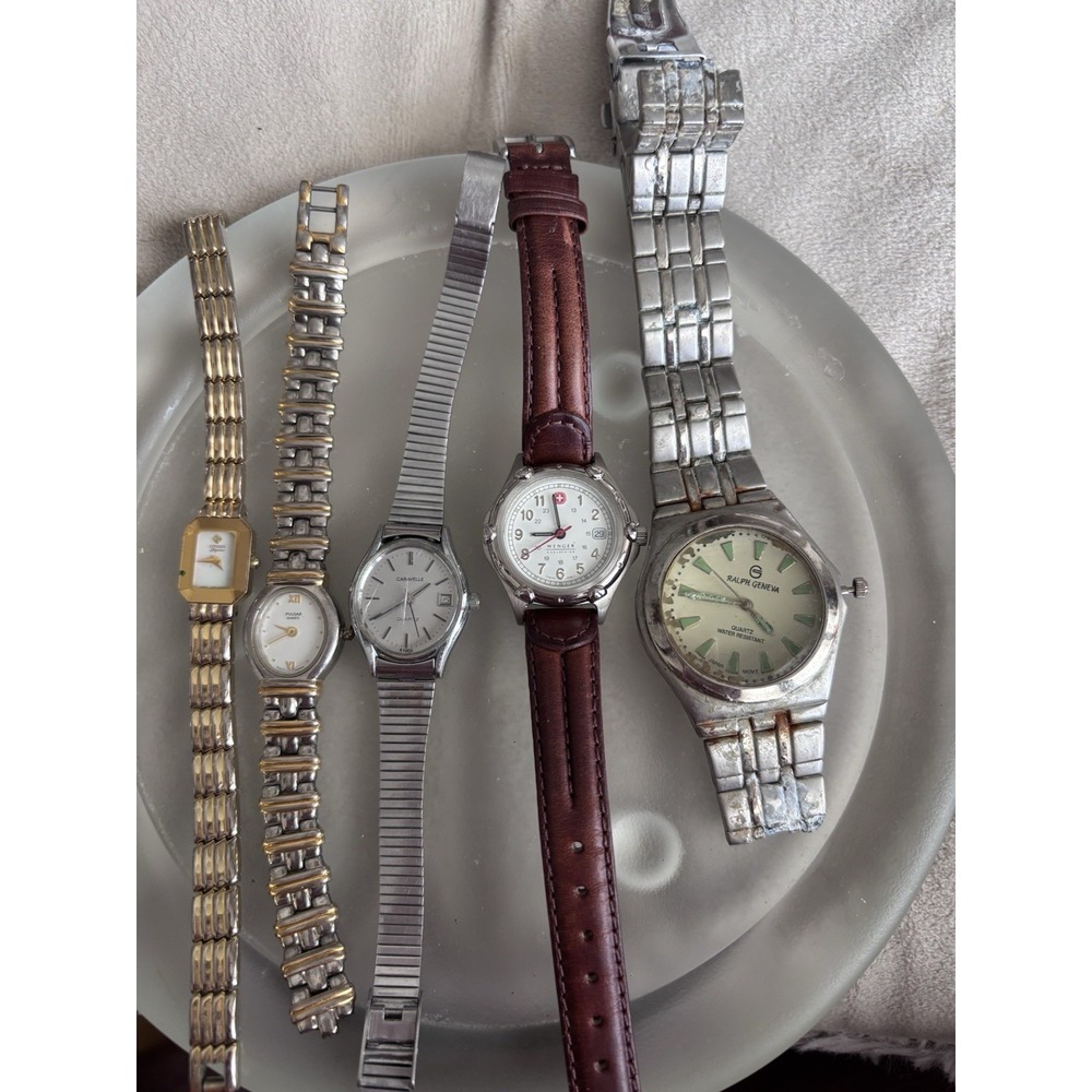 5‎ Used Watches Citizen Pulsar Winger CARAVELLE Ralph Geneva  3739